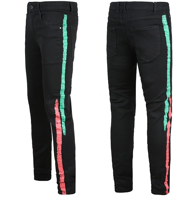 Two Stripes Color Line Jeans