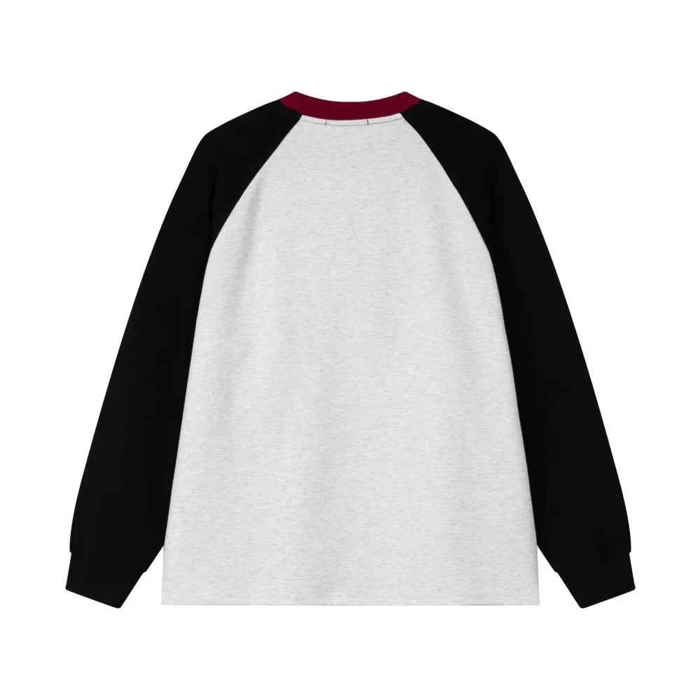 Fashionable Streetwear Graffiti Star Print Long Sleeve T-Shirt