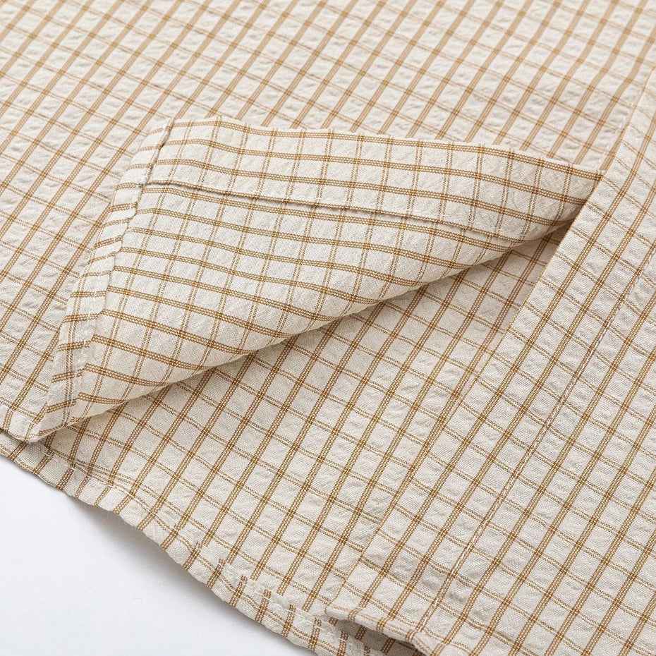 Japanese Style With Tie Oversized Short Sleeve Shirt