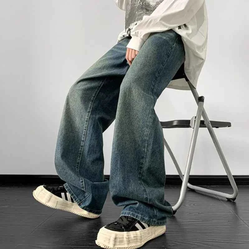 Vintage Loose Fit Hip Hop Denim Jeans
