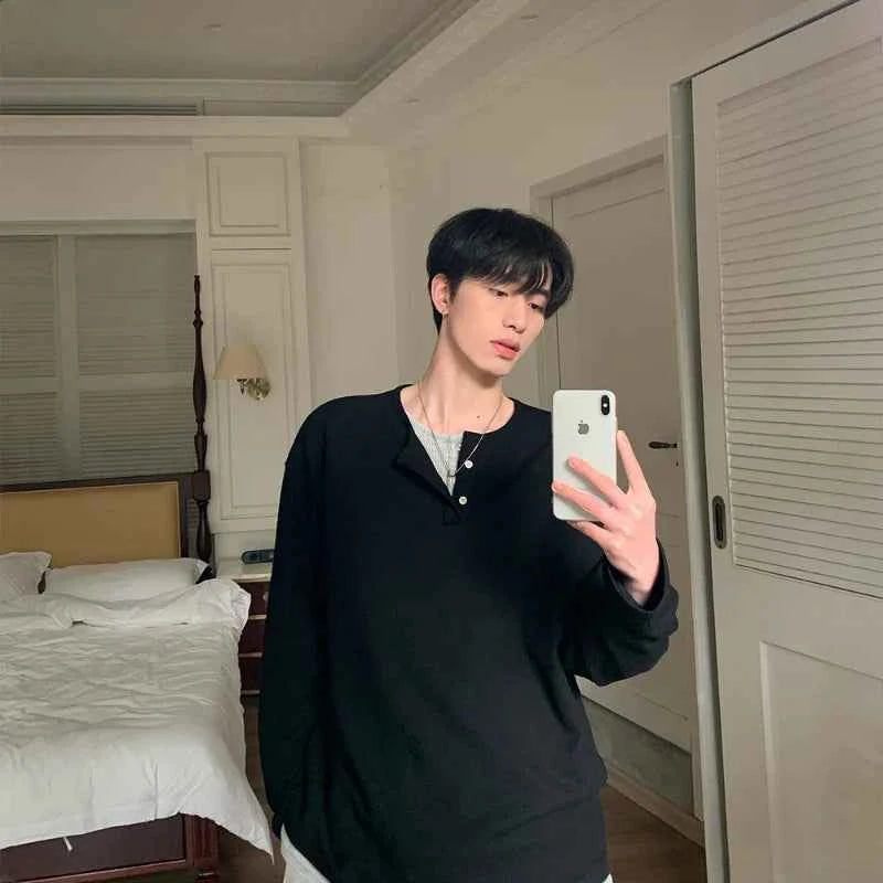 High-Quality Fake Two Piece Long Sleeve T-Shirt