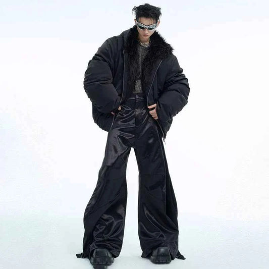 Men Warm Winter Casual Layers Hooded Cotton Jacket