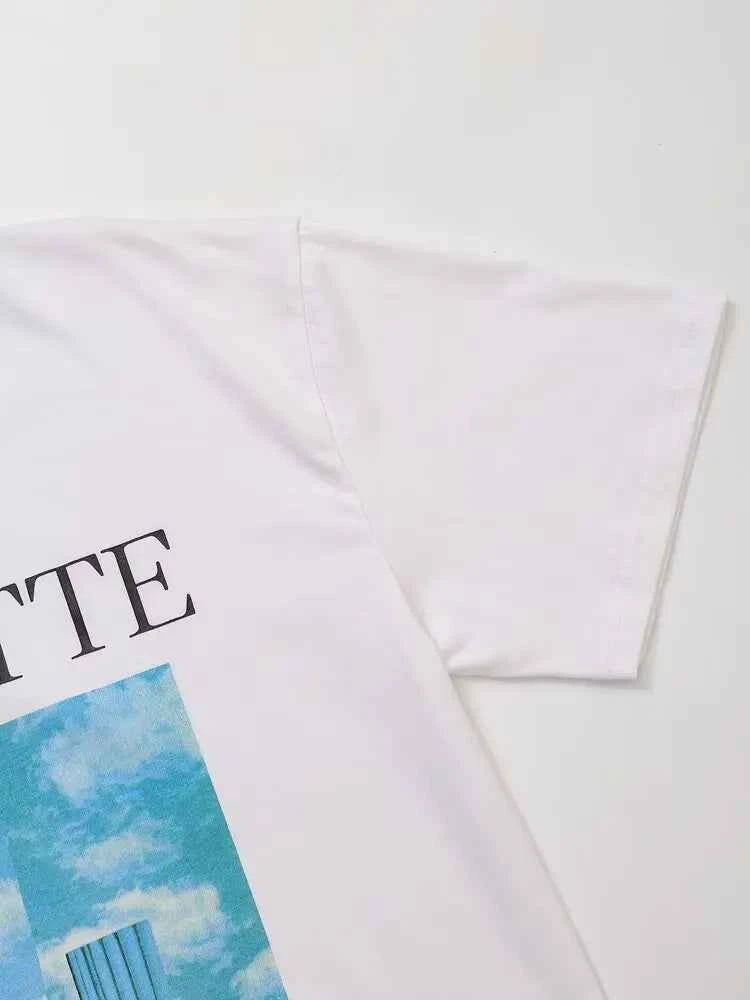 Vibrant Loose Print Cotton T-Shirt