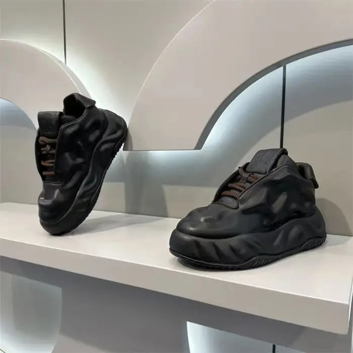 Luxury Classic Thick Sole Increase Sneaker - Luxuryurbanwear