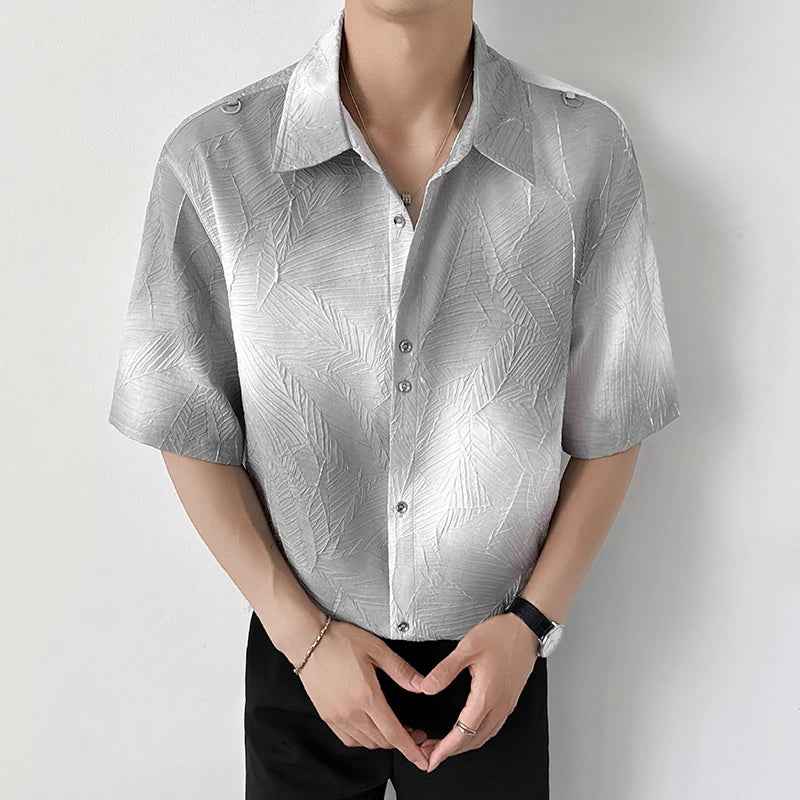 Classic Cool Gradient Color Trendy Slim Fit Shirt
