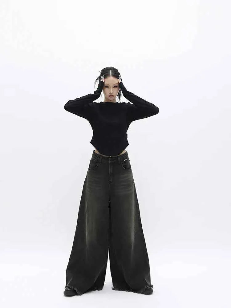 Vintage American Retro Bell Jeans