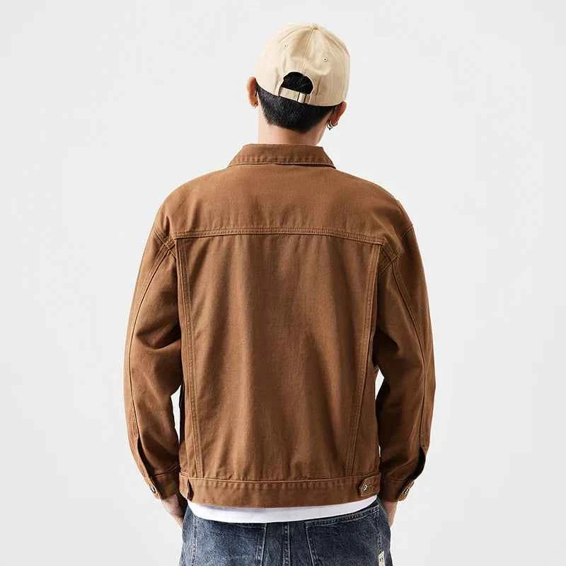 Elevated Y2K Slim Fit Safari Denim Jacket