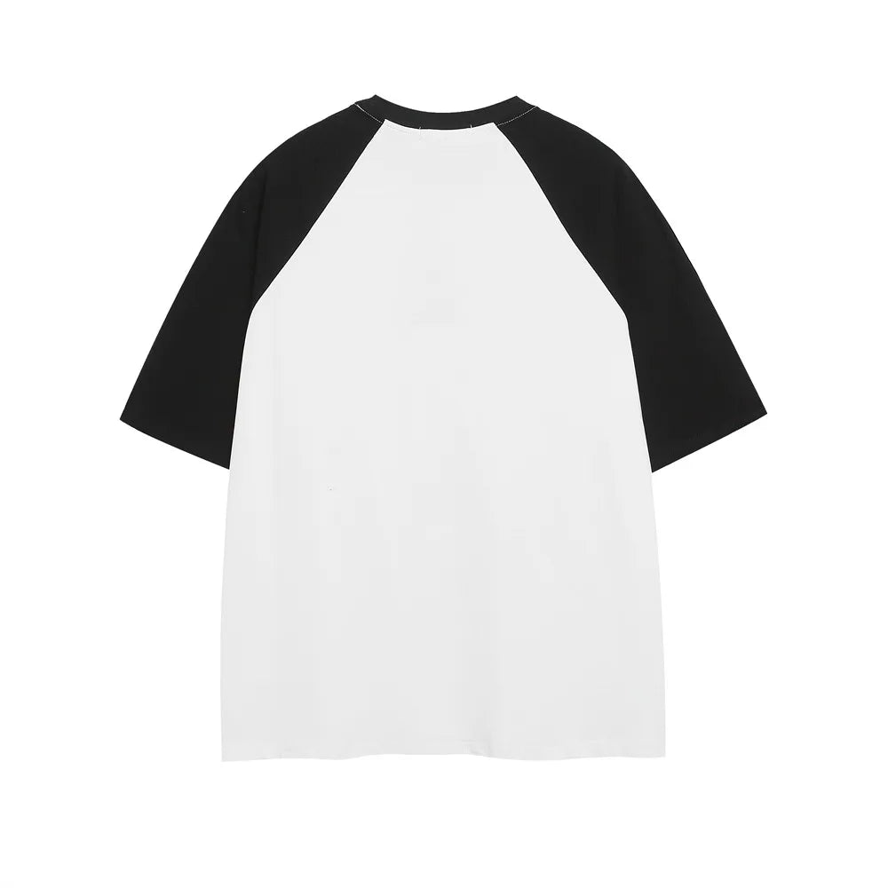 Casual Retro Graphic Loose Fit Cotton T-Shirt - Luxuryurbanwear