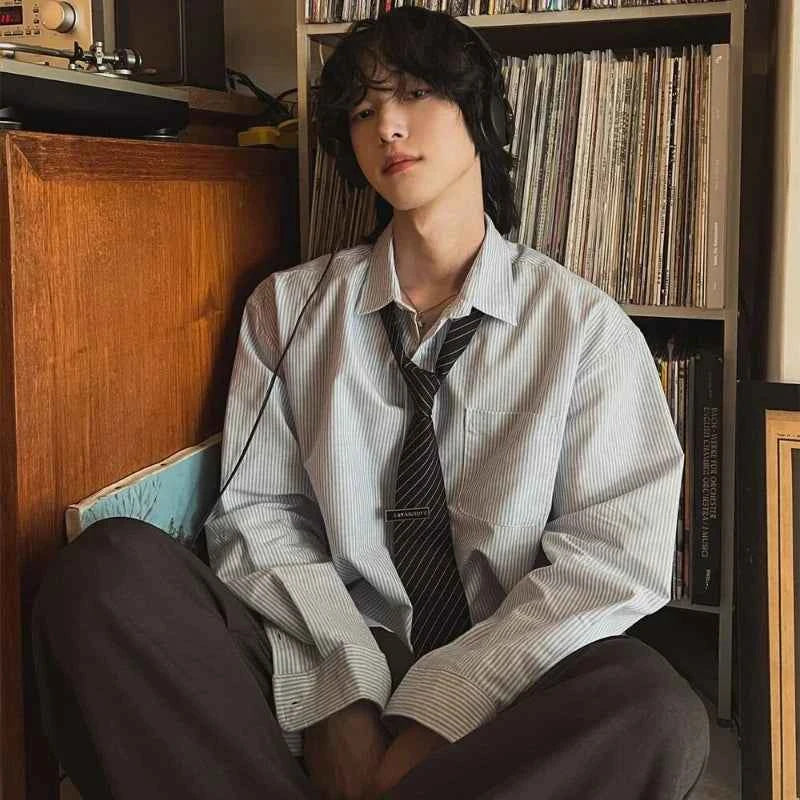 Oversized Japanese Inspired Relaxed Fit Shirt