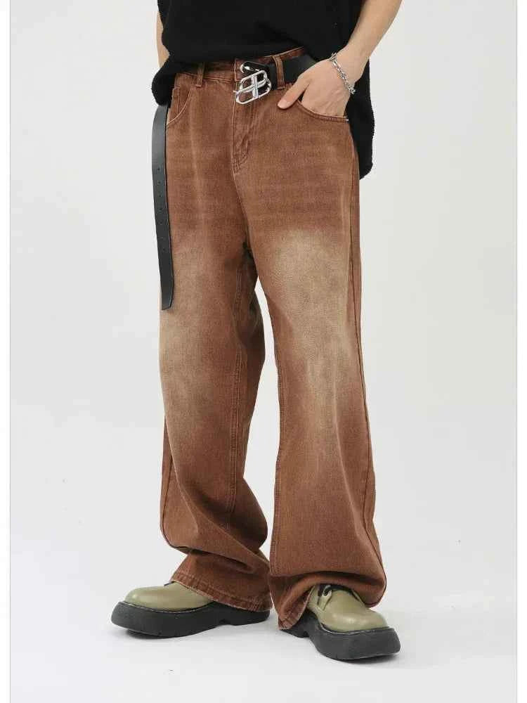 Casual Slim Fit High Waist Wide Jeans