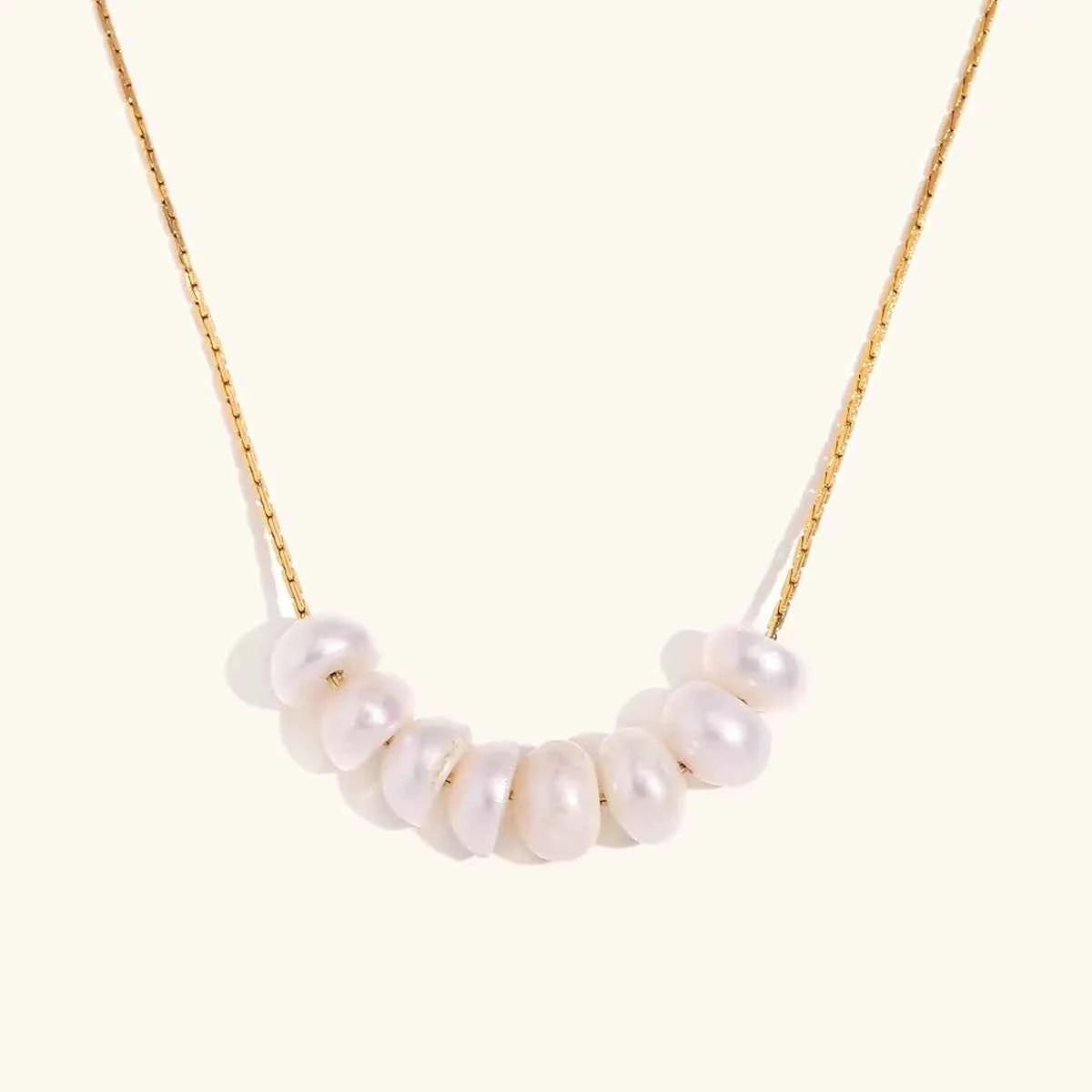 Elegant Korean Pearl Pendant Necklace