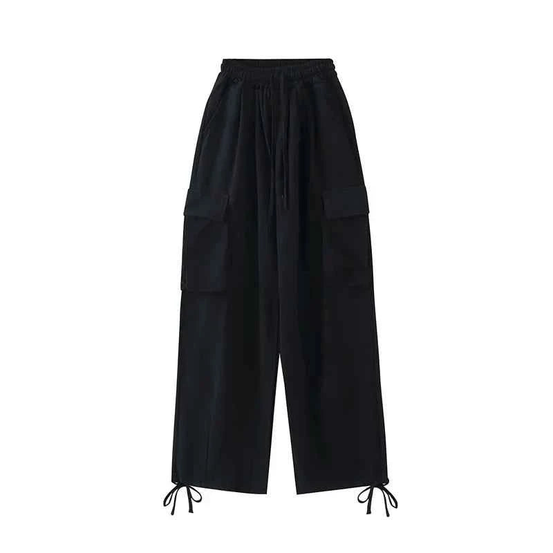 Versatile Streetwear Wide Leg Cargo Pants