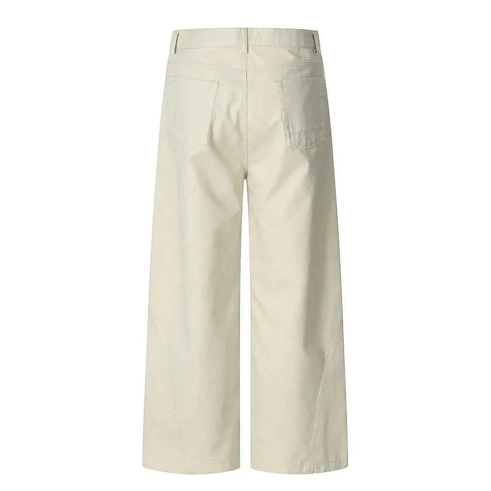 Autumn Plush Retro Loose Wide Leg Casual Pants