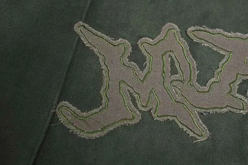Vintage Flattering Embroidered Zip-Up Hooded Sweatshirt