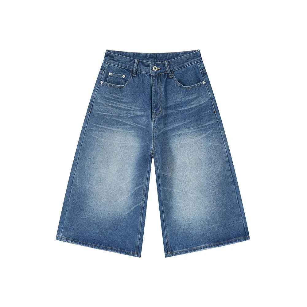 Loose Fit Retro Style Summer Denim Short