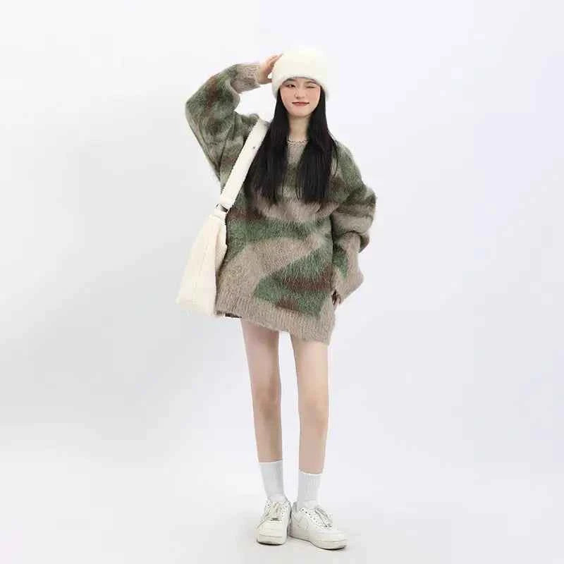 Oversized Mohair Autumn Winter Knit Sweater