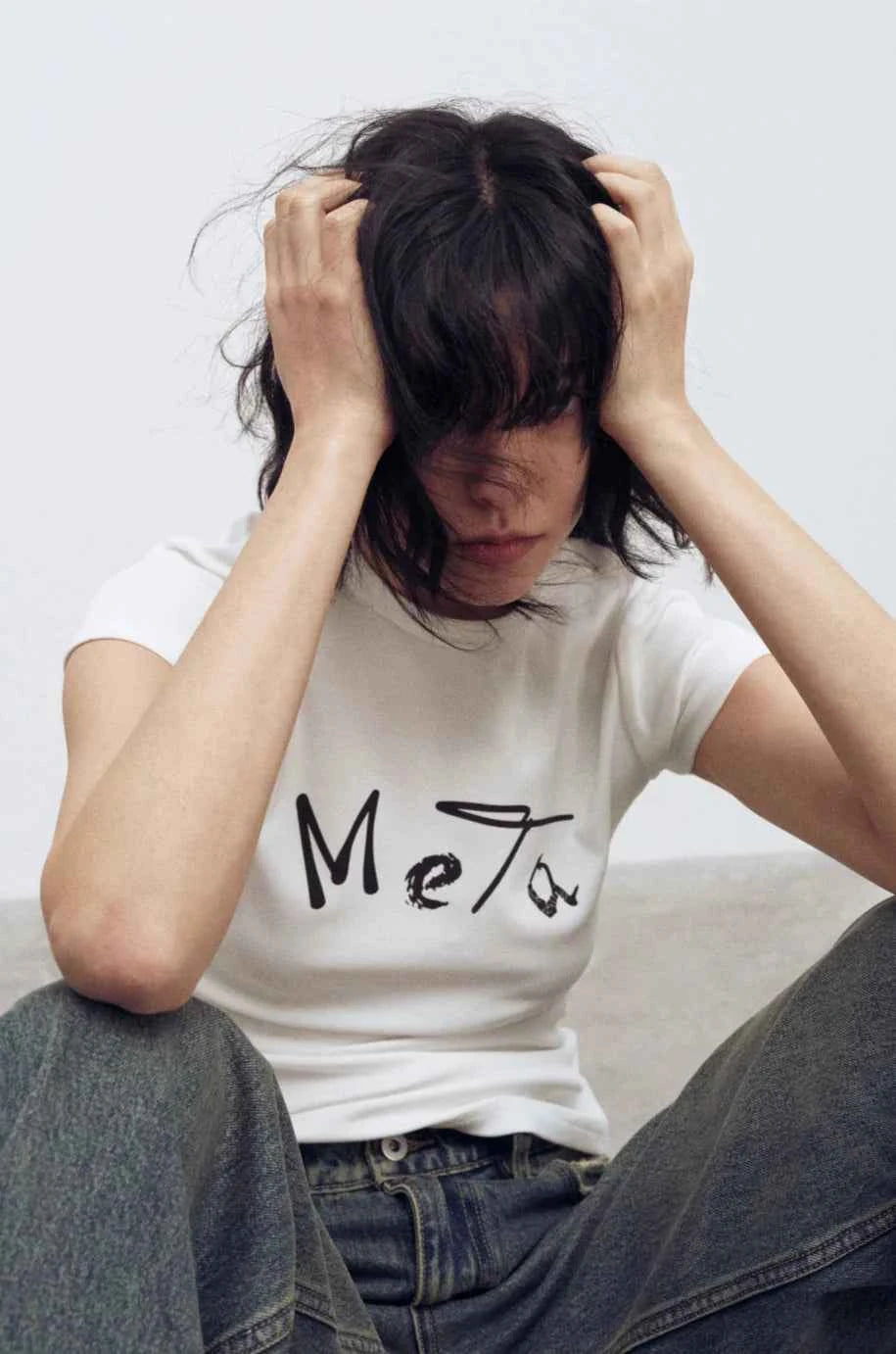 Vintage Letter Print Casual Cotton T-Shirt