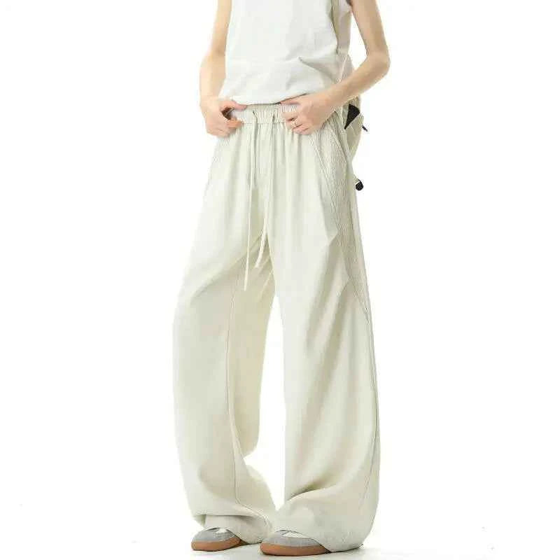Korean Style Casual Elastic Waist Pants