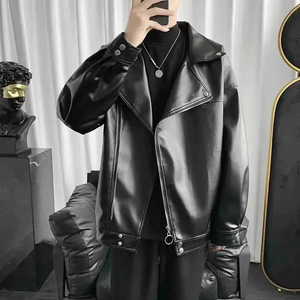 Premium Streetwear Classic Leather Jacket