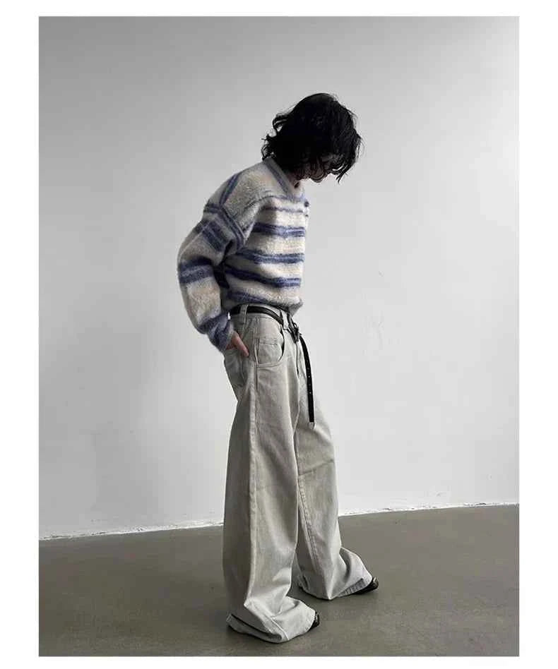 Premium Hip Hop Flowy Wide Leg Jeans