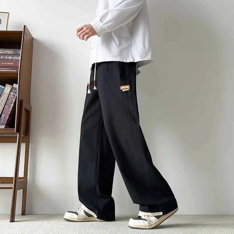Fashionable Soft Loose Wide Leg Casual Jogger