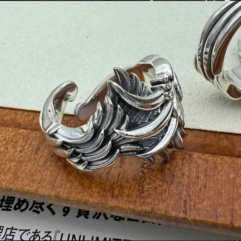 Vintage Punk Thai Silver Adjustable Ring