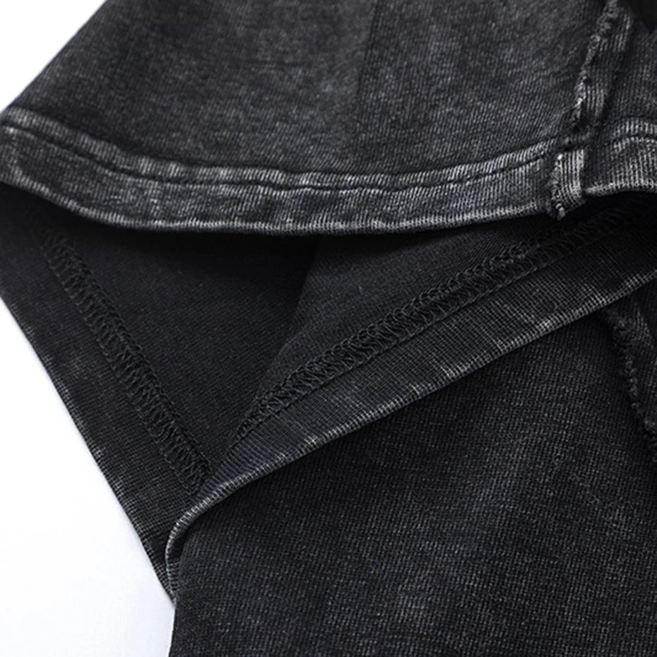 Streetwear Patchwork Oversized T-shirts