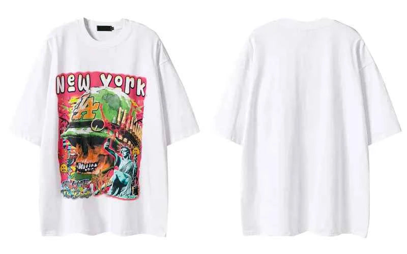 Y2K Graphic Hip Hop Funny Printed T-Shirt