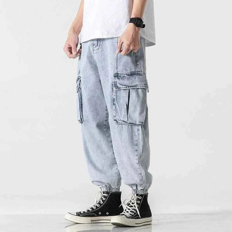Durable High Street Cargo Denim Jeans