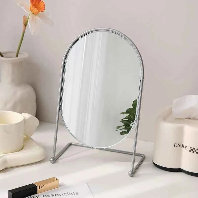 Stand Makeup Iron Mirror