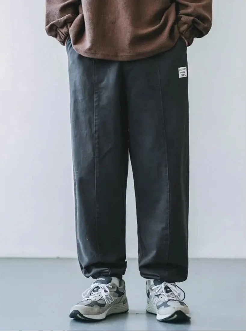 Streetwear Versatile Japanese Retro Loose Work Pants - Luxuryurbanwear