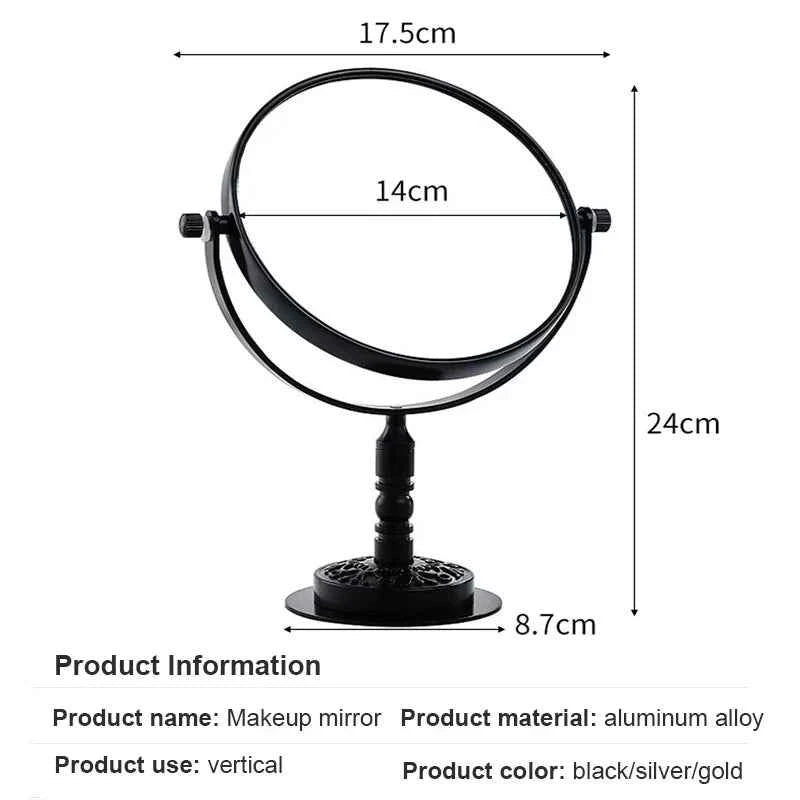 Aluminum Alloy Dual Sided Mirror