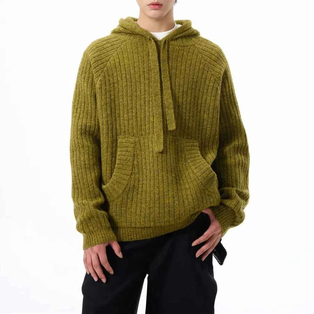 Thick Retro Lazy Casual Hooded Sweater