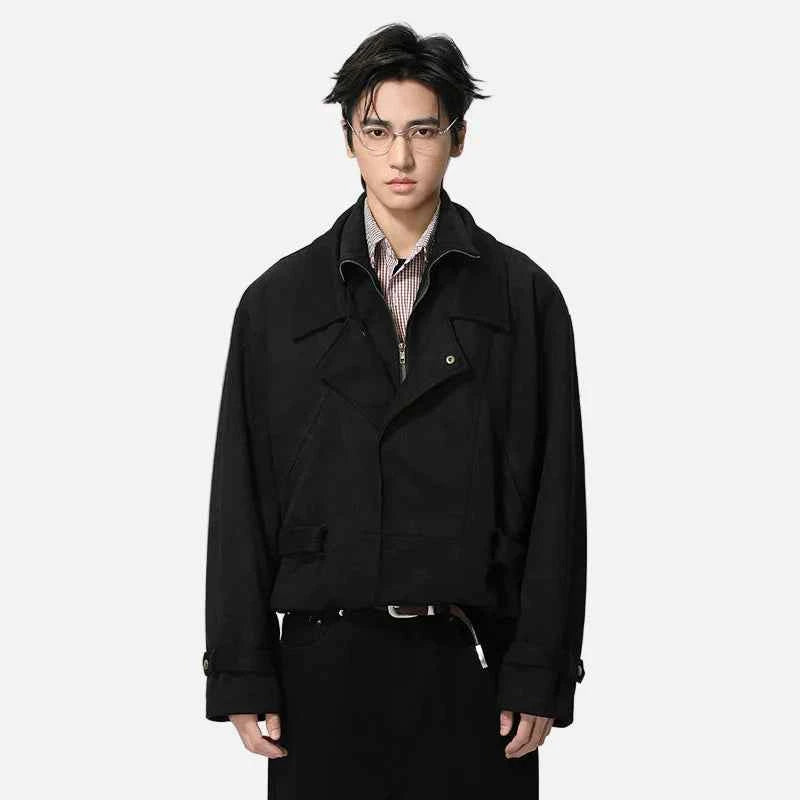 Trendy Elegant Suede Double Layer Jacket
