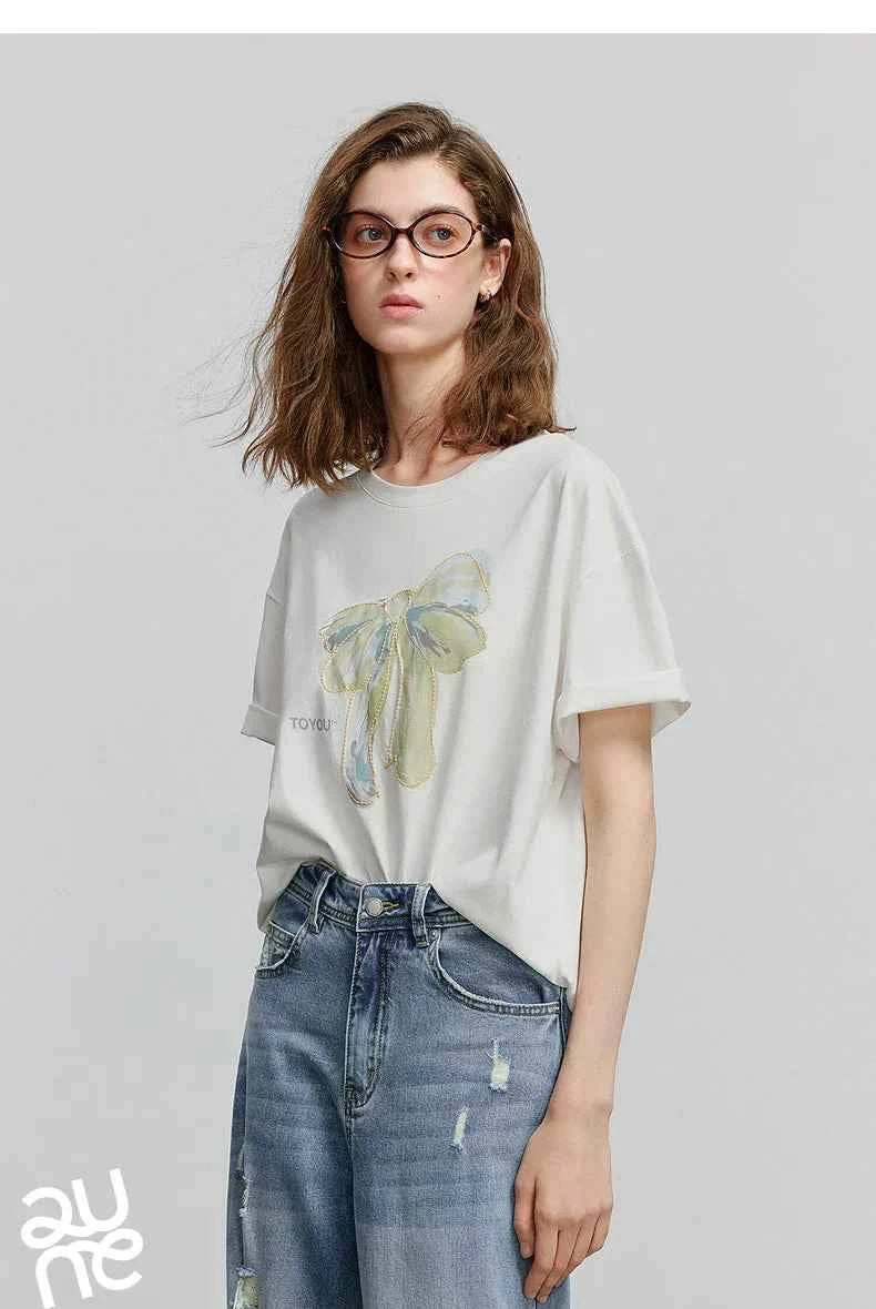 Women Comfort Stylish Short Sleeve Casual T-Shirt