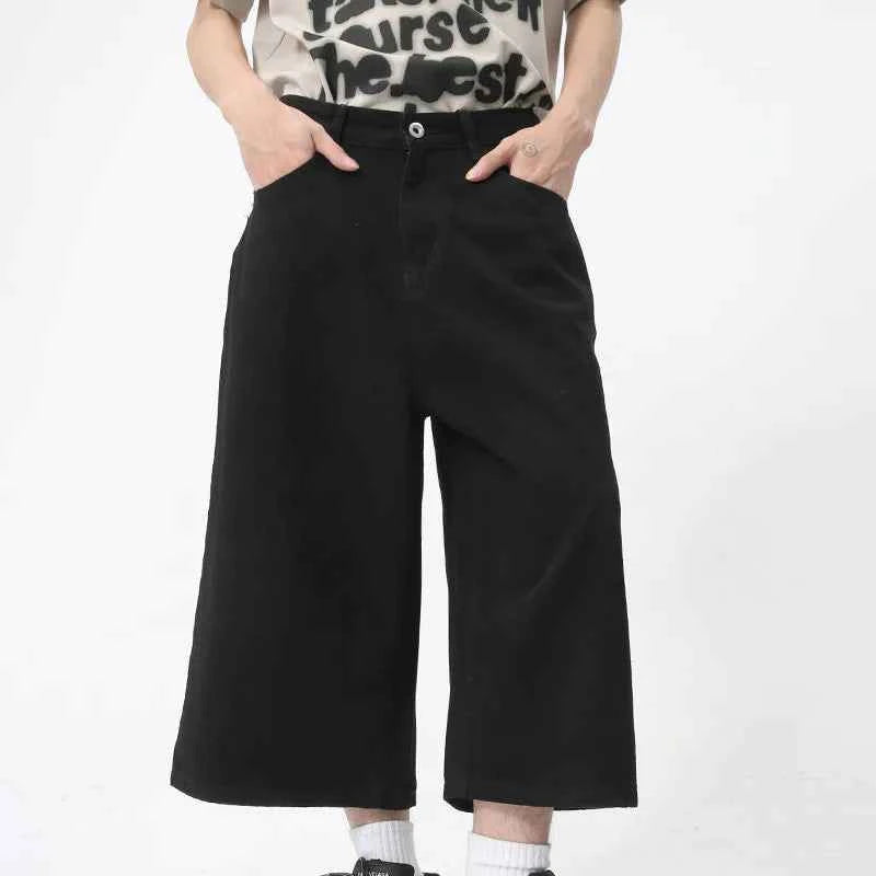 Loose Fit Retro Style Summer Denim Short