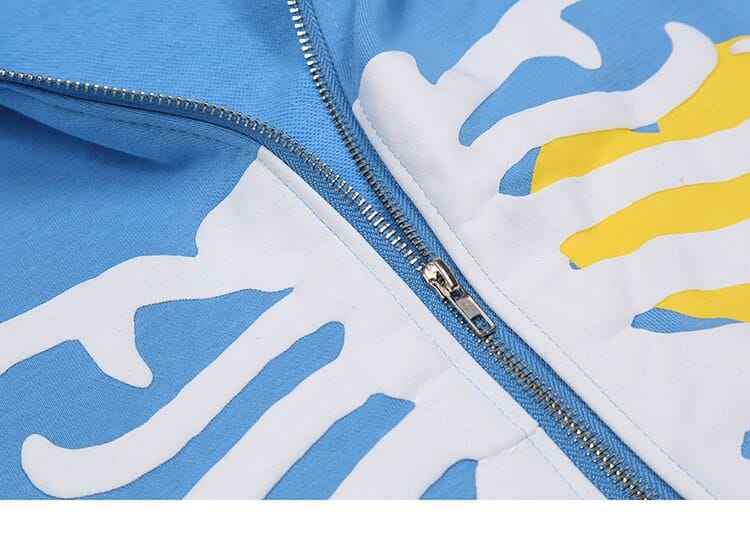 Zip Up Hoodie Thoracic Skeleton