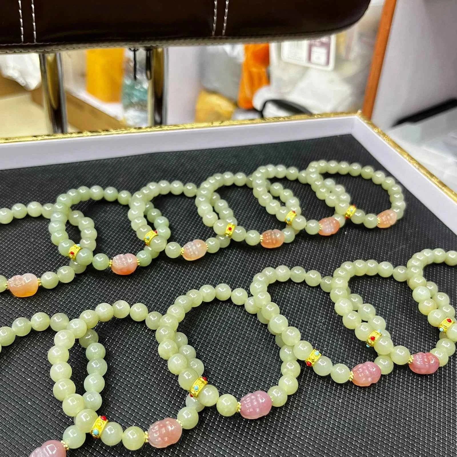Clear Water Jade Friendship Bracelet
