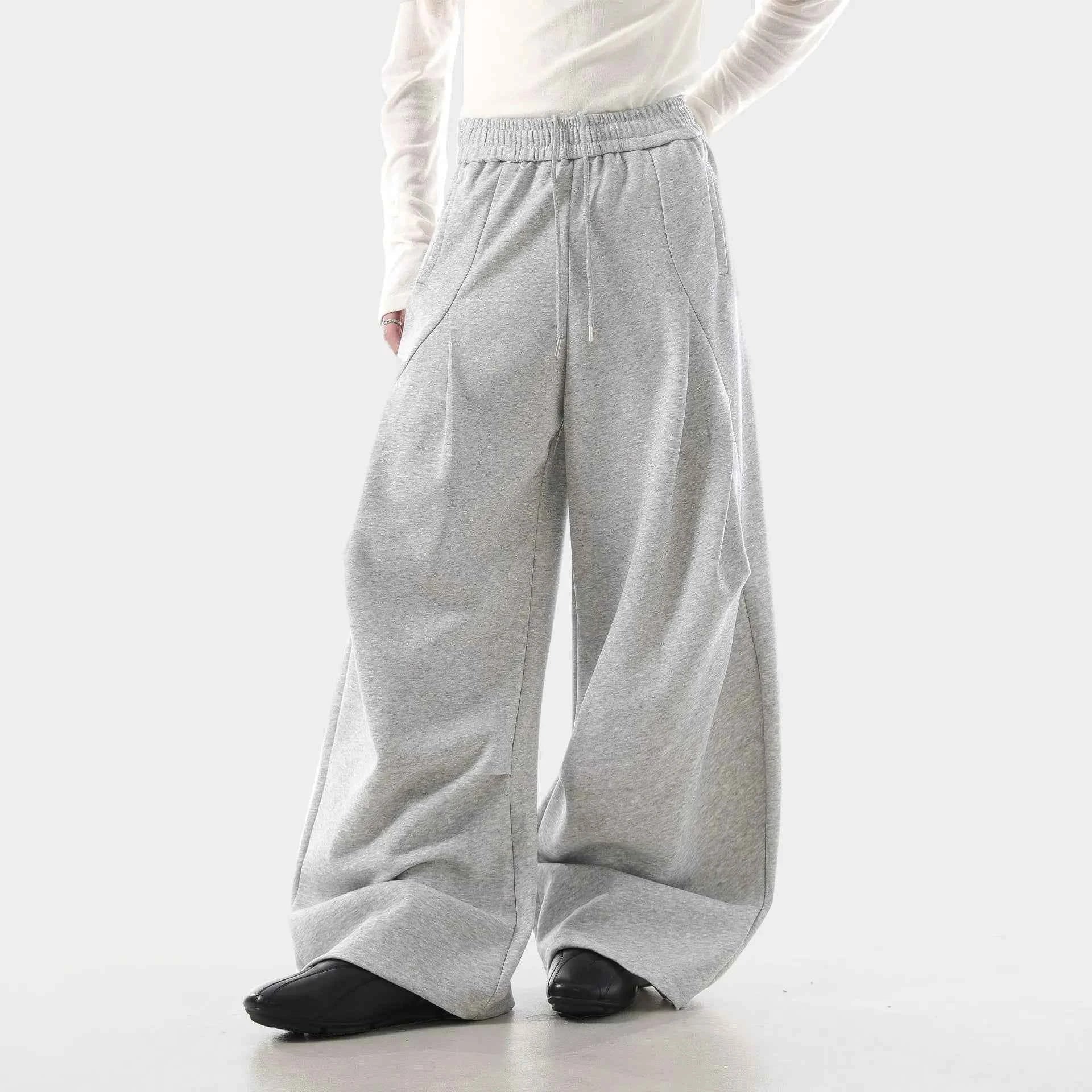Effortless Elastic Waist Lantern Baggy Jogger