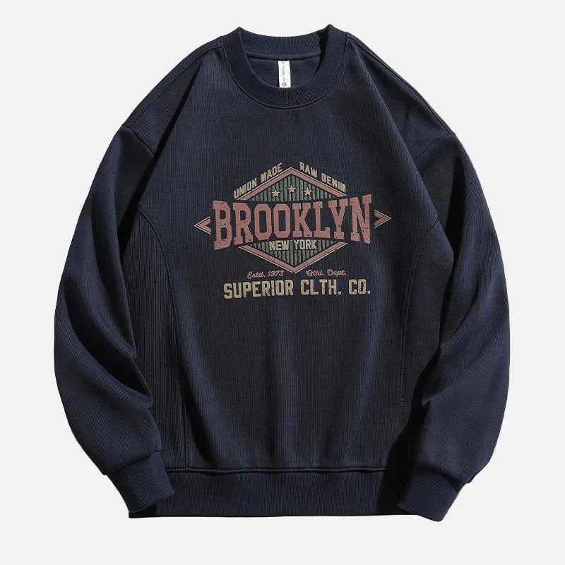 High Quality Oversized Graphic Crewneck Sweatshirt