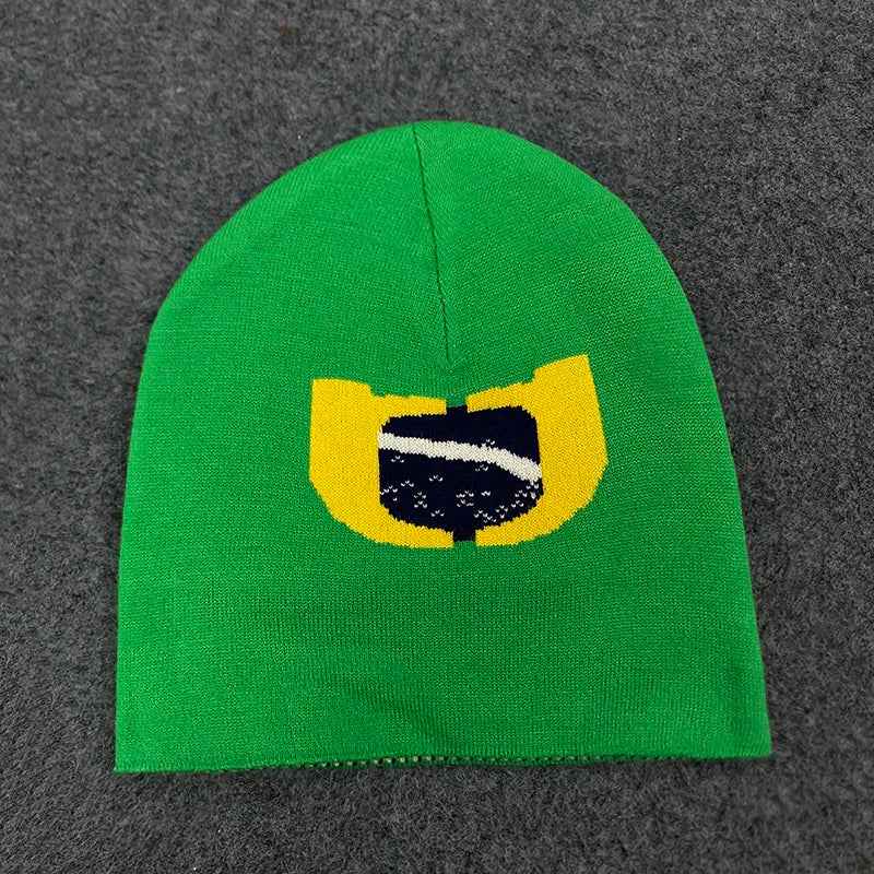 Brazilian Fans Trendy Knitted Winter Beanie