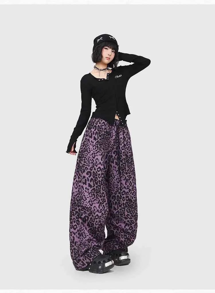 Leopard StreetWare Print Paratrooper Pants