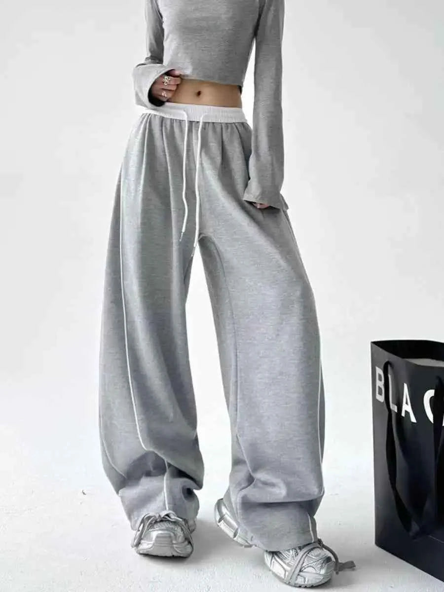 Elastic Band Cool Japanese Style Oversized Sweatpants