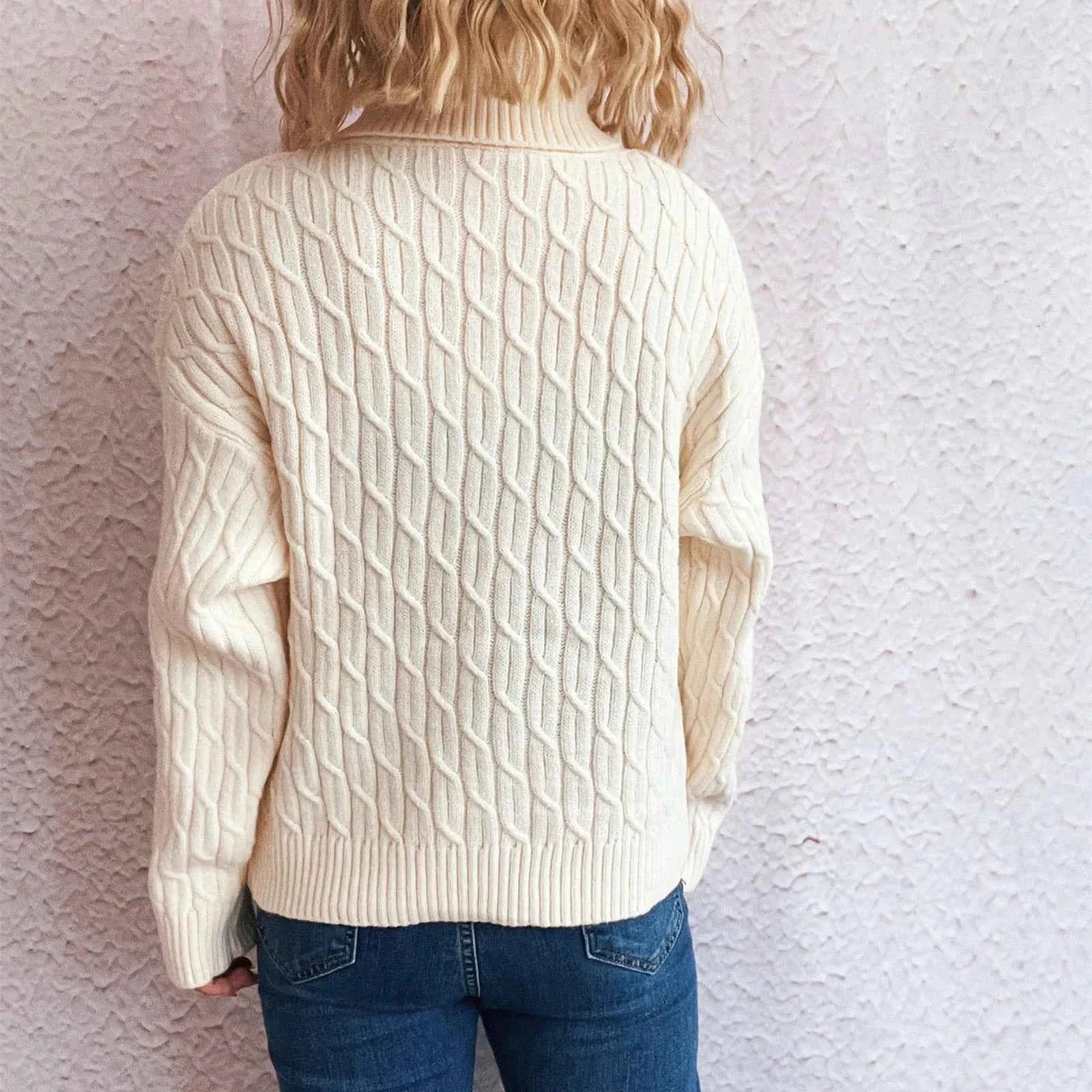 Cozy Halloween Pumpkin Embroidered Sweater
