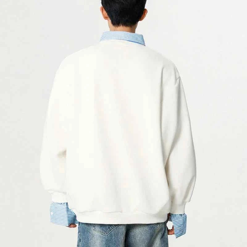 Classic Comfort Versatile Layered Look Sweater