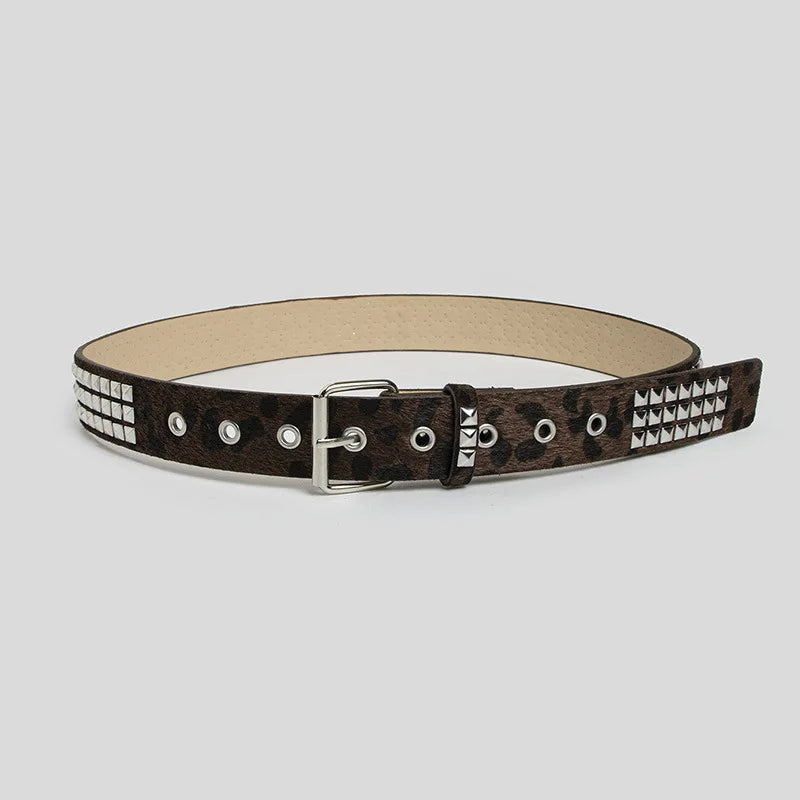 Punk Pink Fur Belt