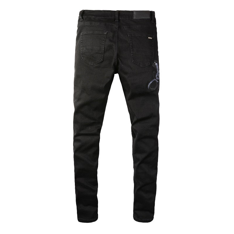 COBRA Snake Denim Jeans