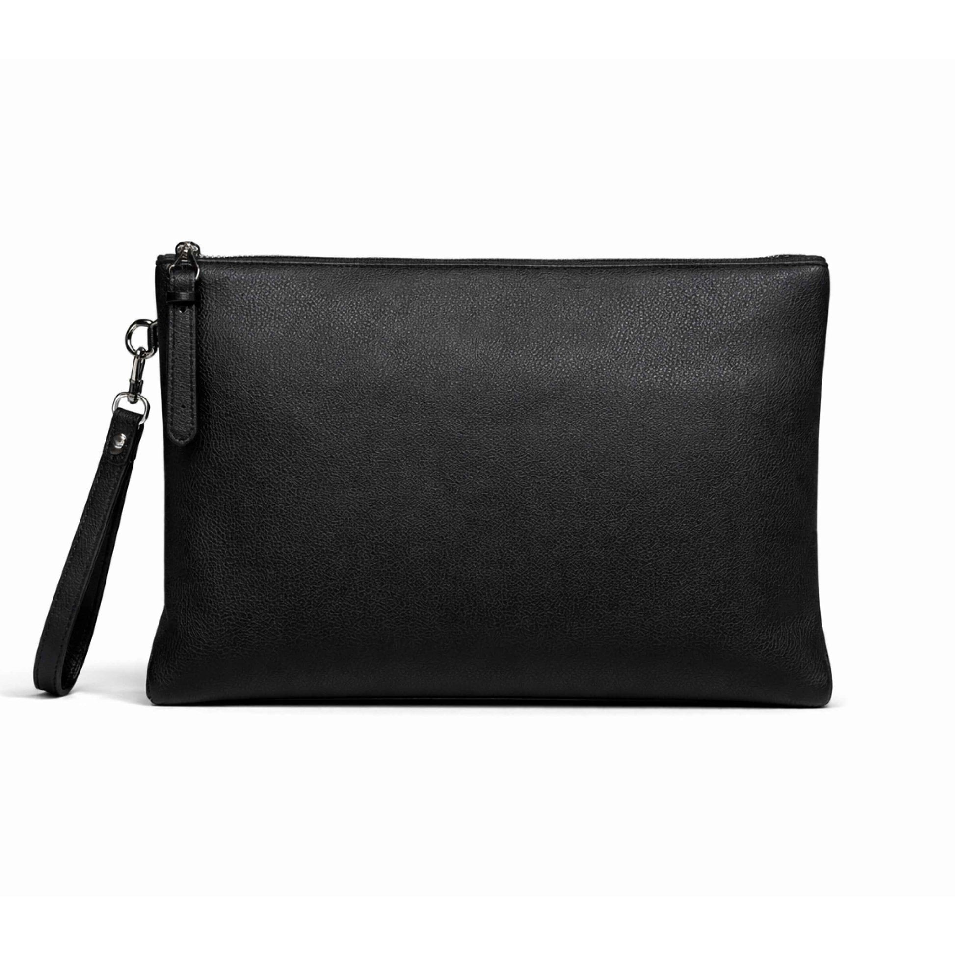 "TRIBAMETAL" LEATHER POUCH