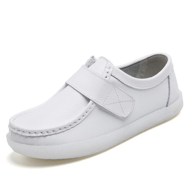 Trina Women's Warm Faux Leather Flat Shoes - Luxuryurbanwear