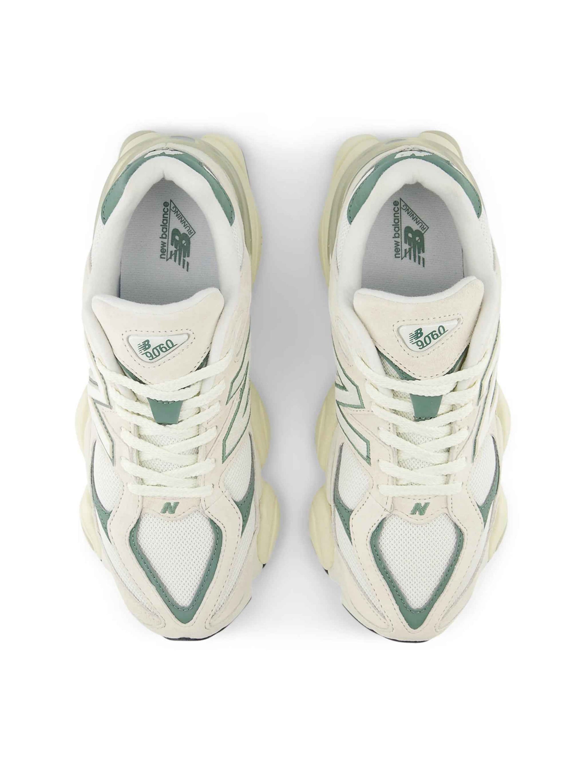 New Balance Mens 9060 Lifestyle Shoes  - Beige/Green